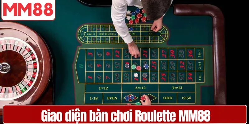 Roulette MM88 Hướng Dẫn Chi Tiết Dễ Thắng Lớn Giao diện bàn chơi Roulette MM88 trực quan dễ thao tác
