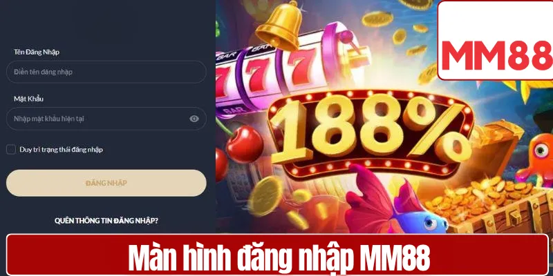 Đăng Nhập MM88 Nhanh Chóng An Toàn Cho Người Mới Màn hình đăng nhập MM88 hiển thị lỗi sai thông tin tài khoản